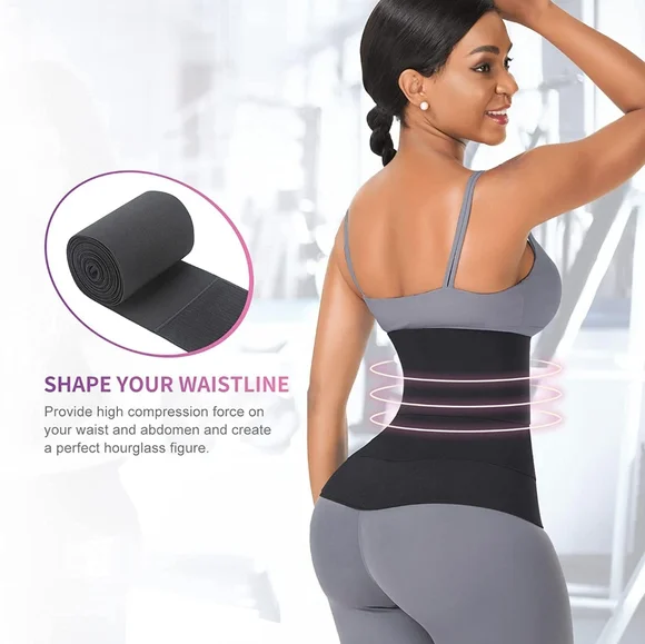 TODAY ONLY🆕️Waist Wrap with Loop Design Waist Trainer Snatch Tummy Weight Loss - Picture 7 of 9